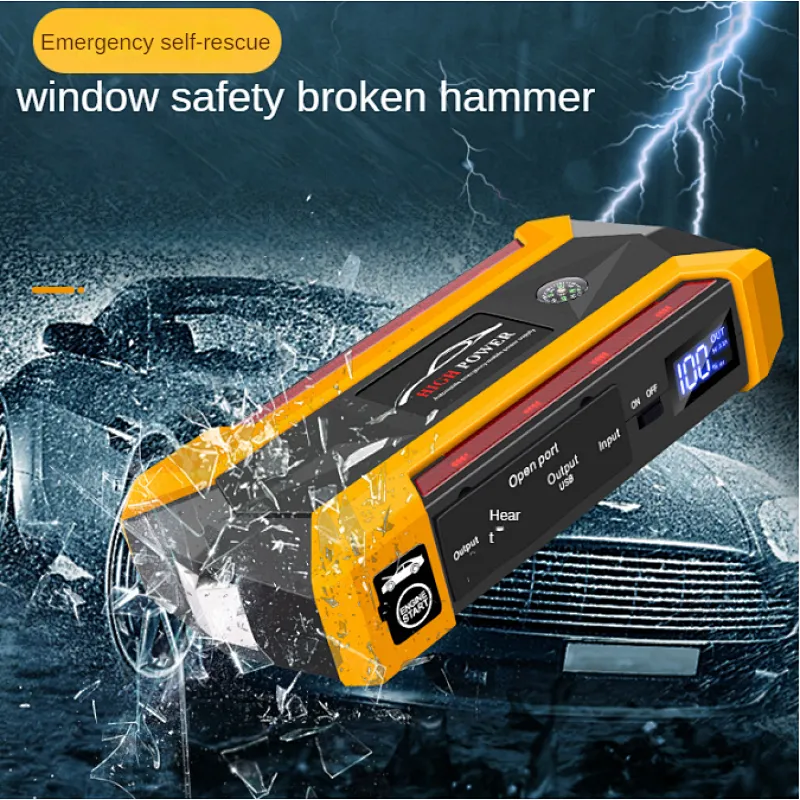 12V Jump Starter Power Bank Multifunctional Backup Power